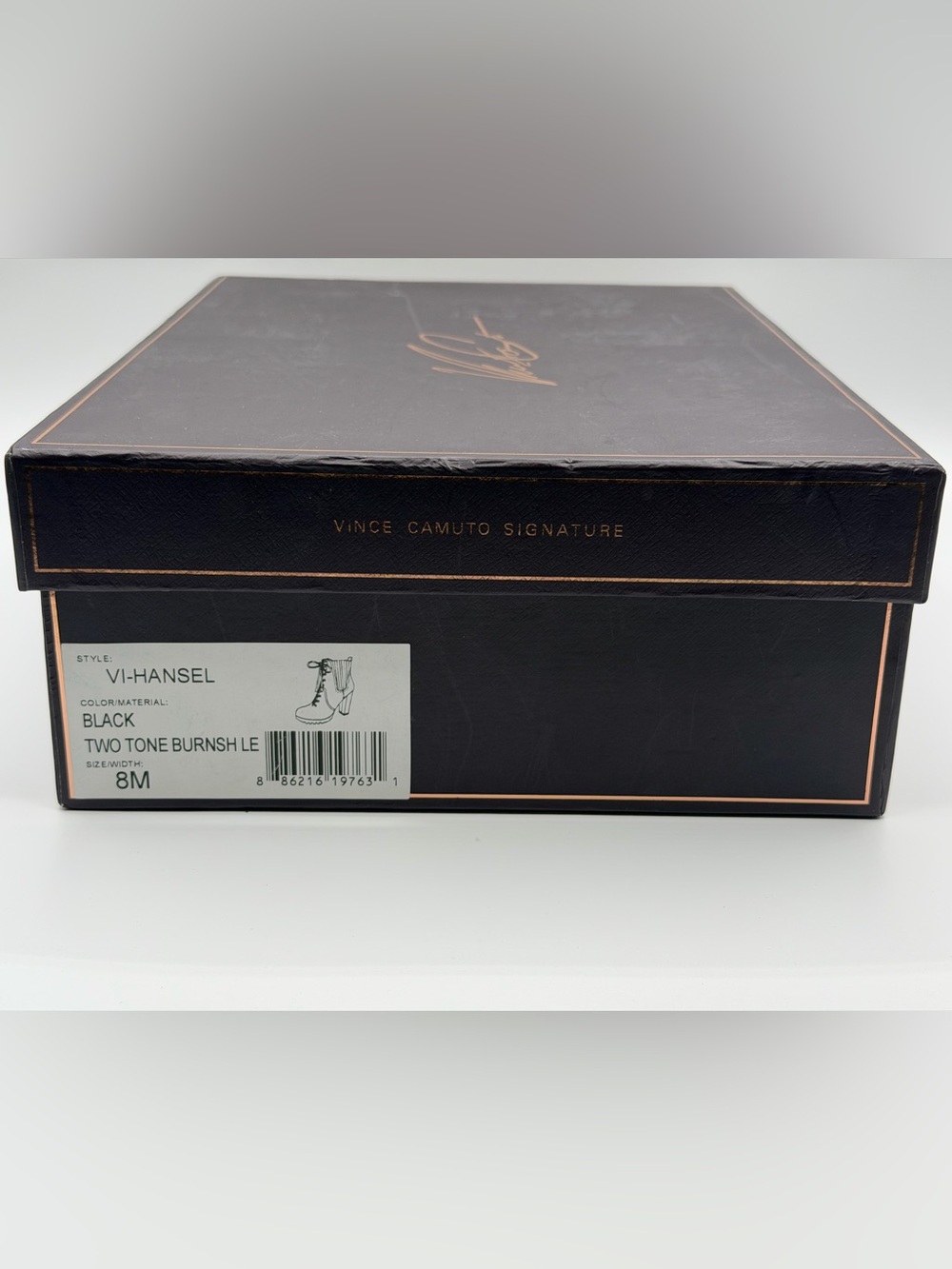 Vince Camuto Signature Women's Black Lace-Up High Heel Ankle Boots Size 8M - Picture 15 of 16